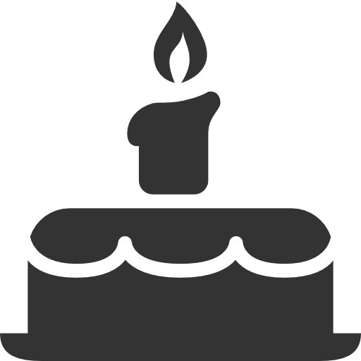 Symbole Geburtstag Kostenlos - Birthday Cake Icon Png (512x512)