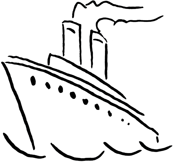 Ship Clip Art Black And White Png - Ship Clip Art Black And White (600x562)