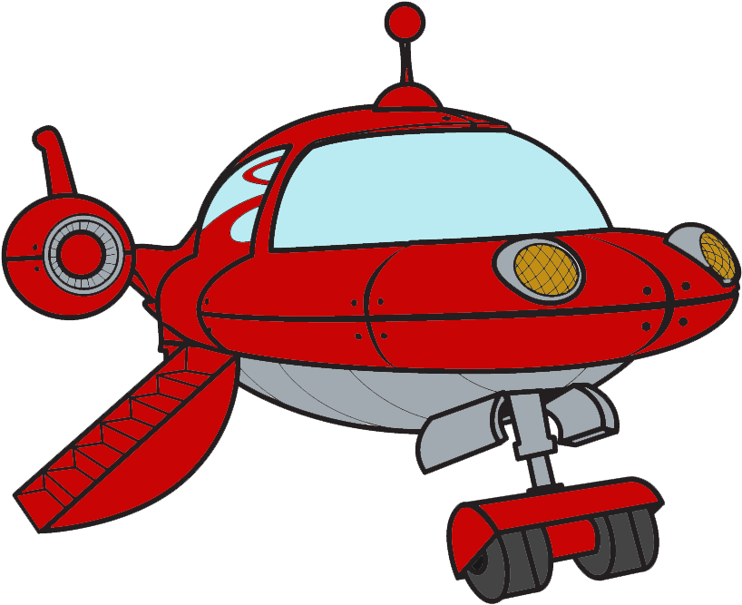 Little Einstein Clip Art Black And White Cliparts - Little Einsteins Rocket Png (857x690)