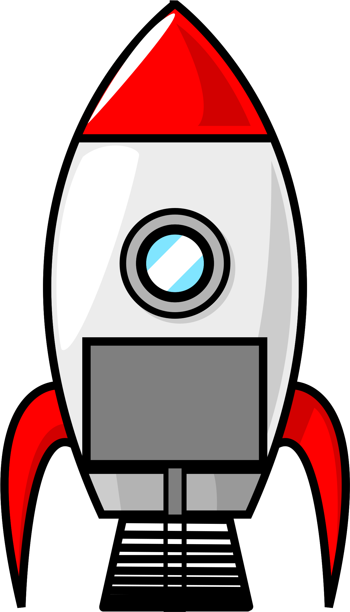 Medium Image - Cartoon Rocket (1397x2400)