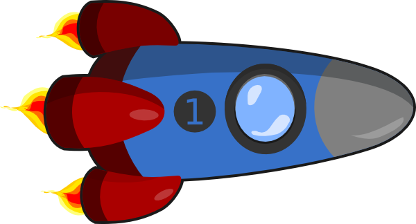 Rocket 9 Clip Art - Rocket 9 Clip Art (600x324)