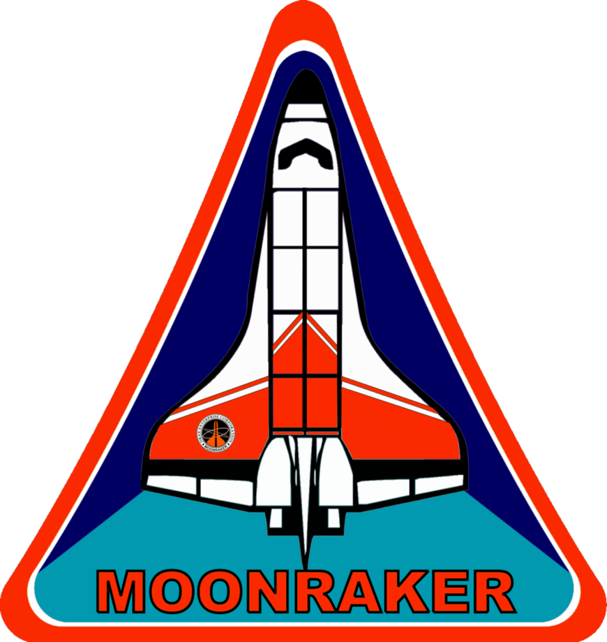 Moonraker Space Shuttle Insignia By Viperaviator - Moonraker (870x919)