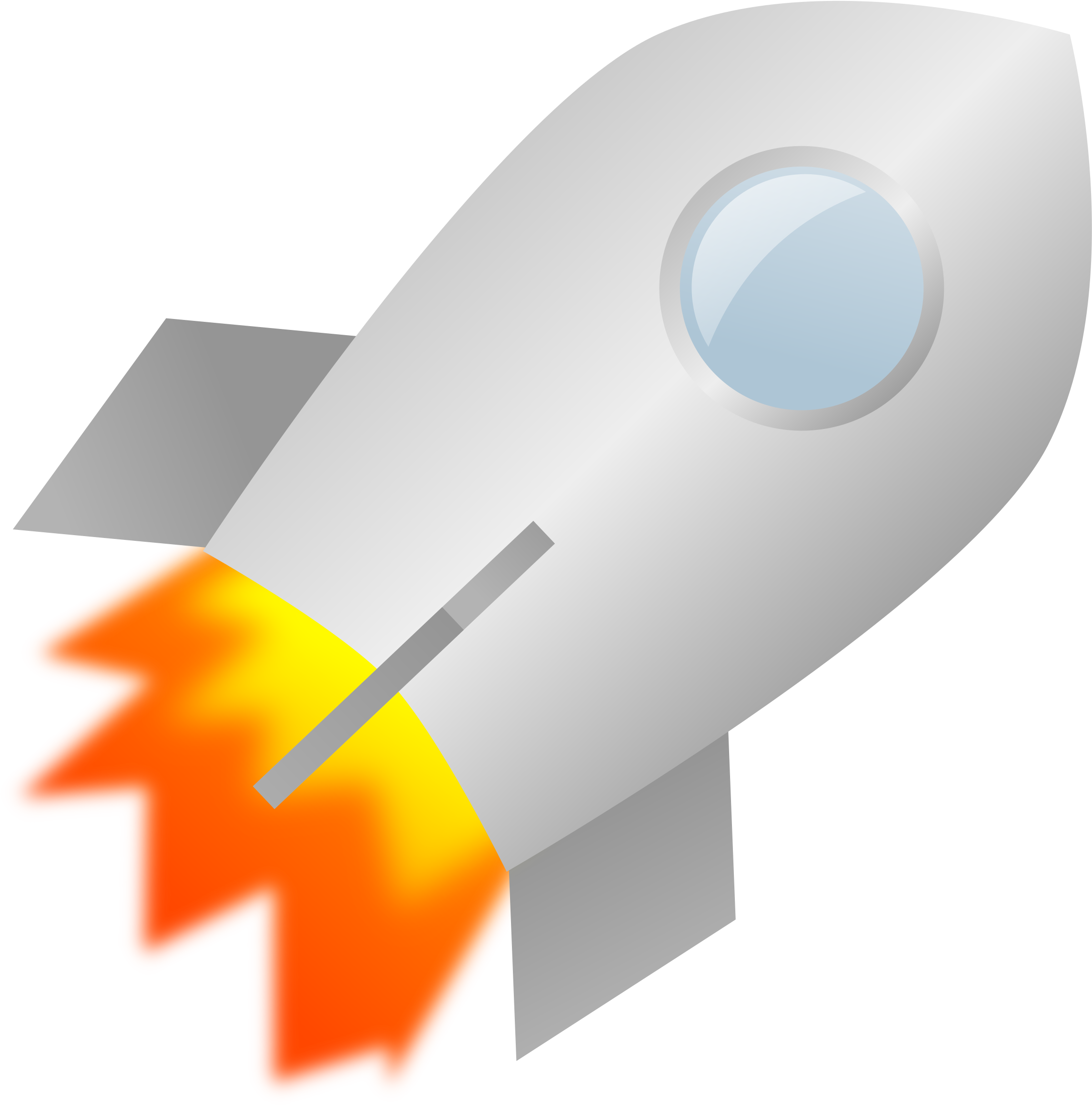 Rocket Clipart Gray - Velocidad De Un Cohete (2400x2400)