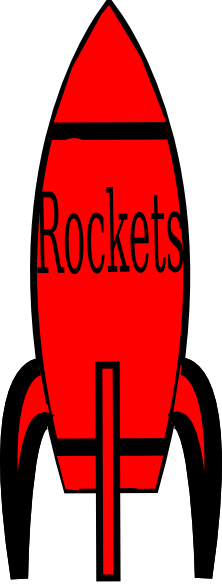 Rocket Clip Art - Rocket Clip Art Red (222x587)