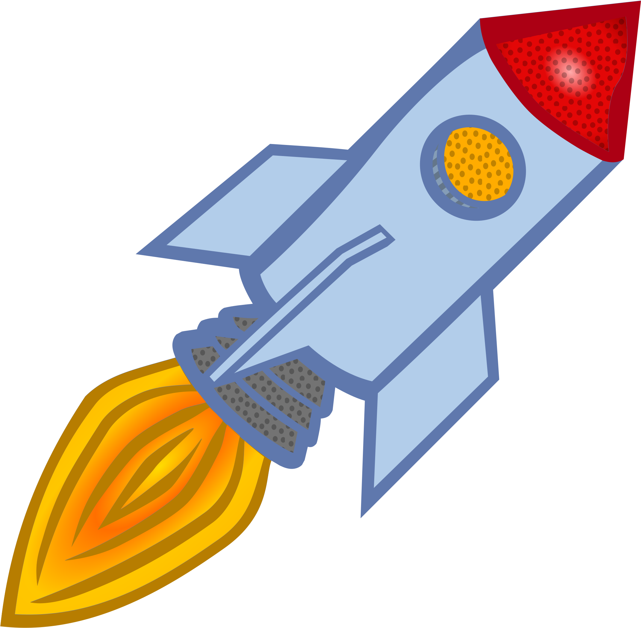 Rocket Booster Clipart - Rocket Clipart (2400x2400)