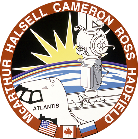 Sts-74 Space Shuttle Atlantis - Sts-74 Atlantis Stainless Steel Travel Mug (439x442)