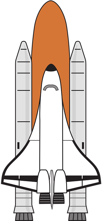 Space Clipart Nasa - Space Shuttle Clip Art (360x720)