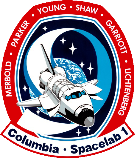 Sts-9 Space Shuttle Columbia Spacelab Image Credit - Sts 9 Patch (483x554)