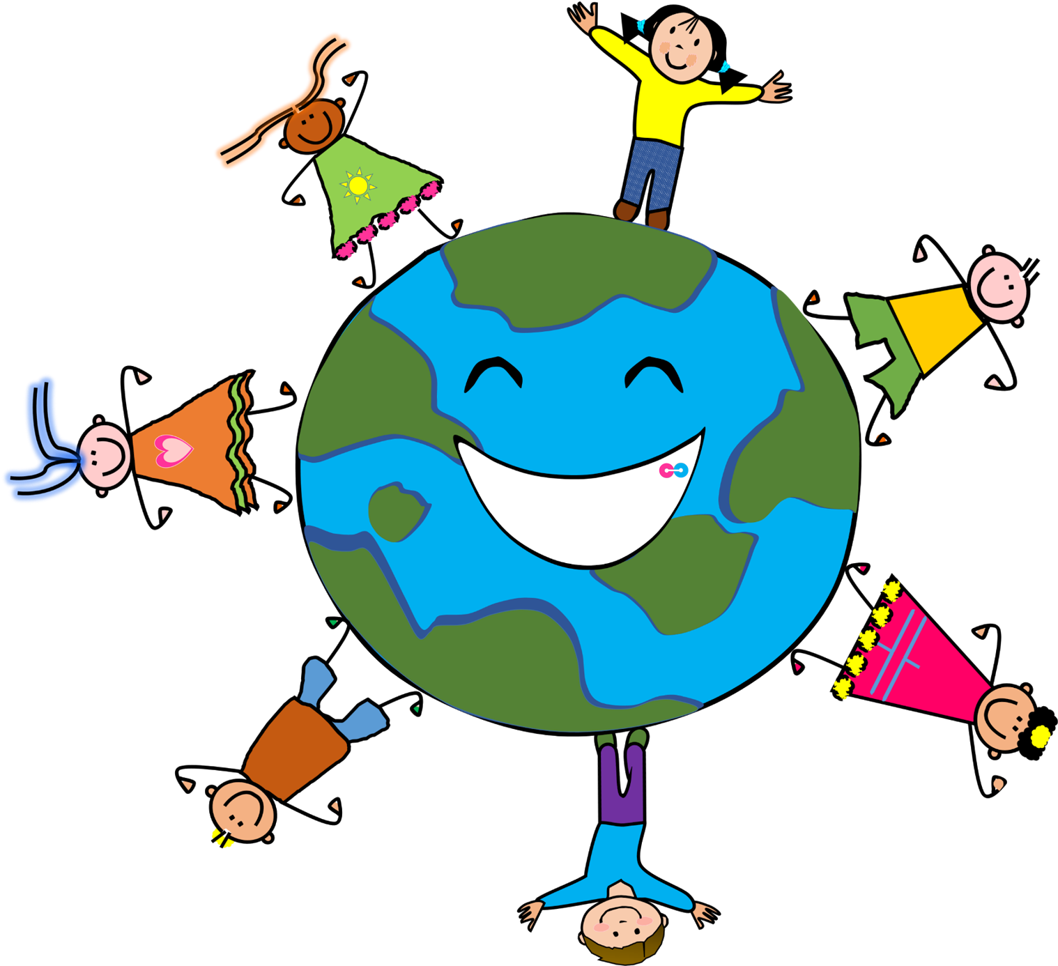 Earth Clipart For Kid Png - Earth Kids Clipart (1600x1447)