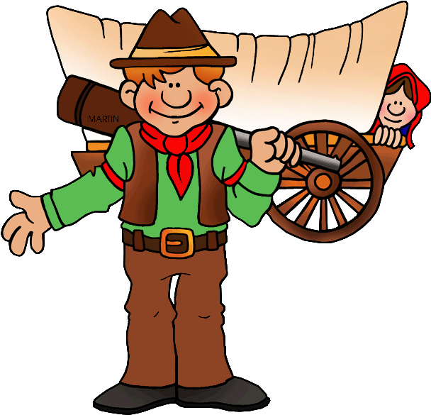 Conestoga - Oregon Trail Clipart (648x623)