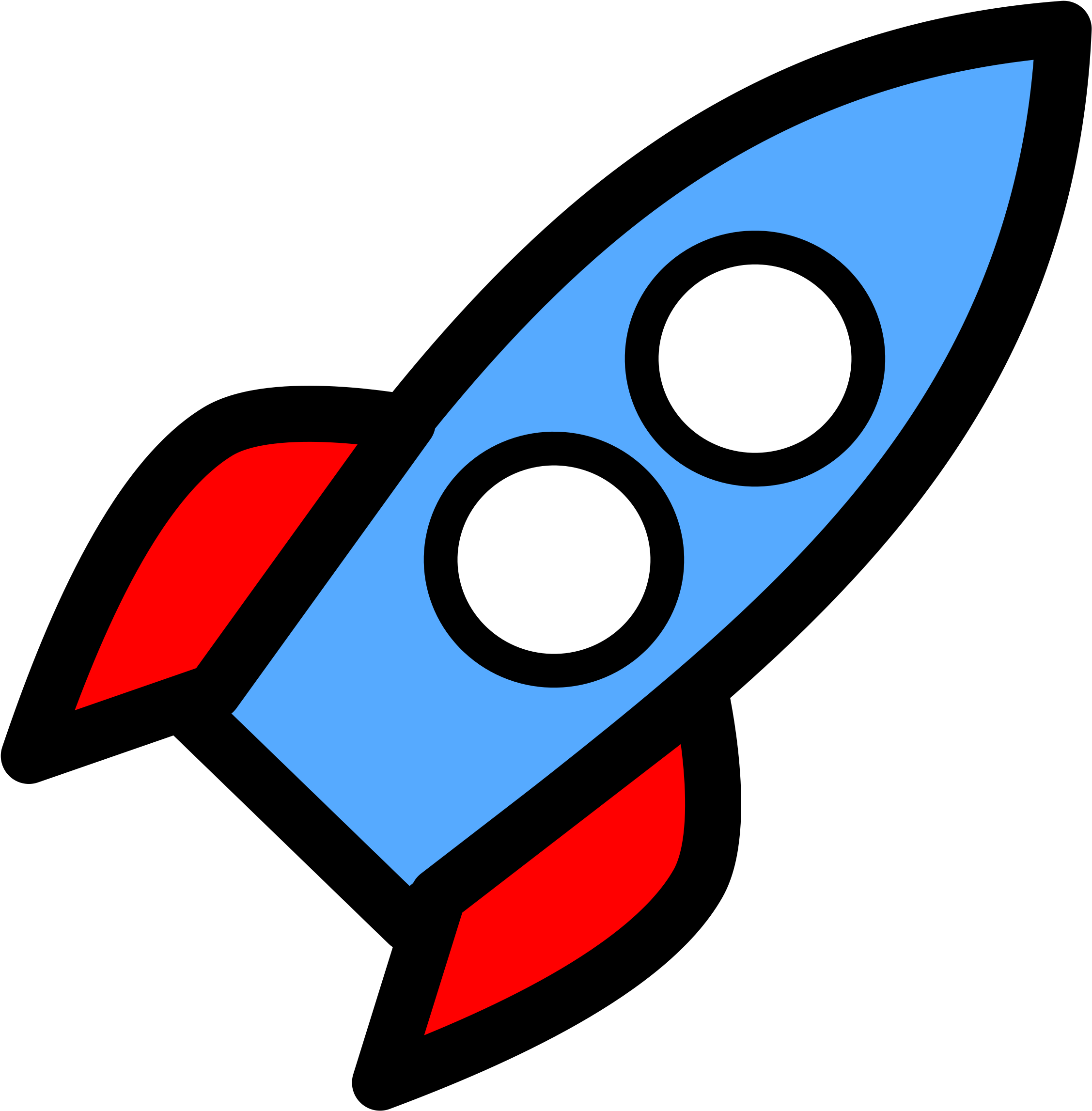 Two Window Rocket - Rocket Clipart Png (1024x1024)