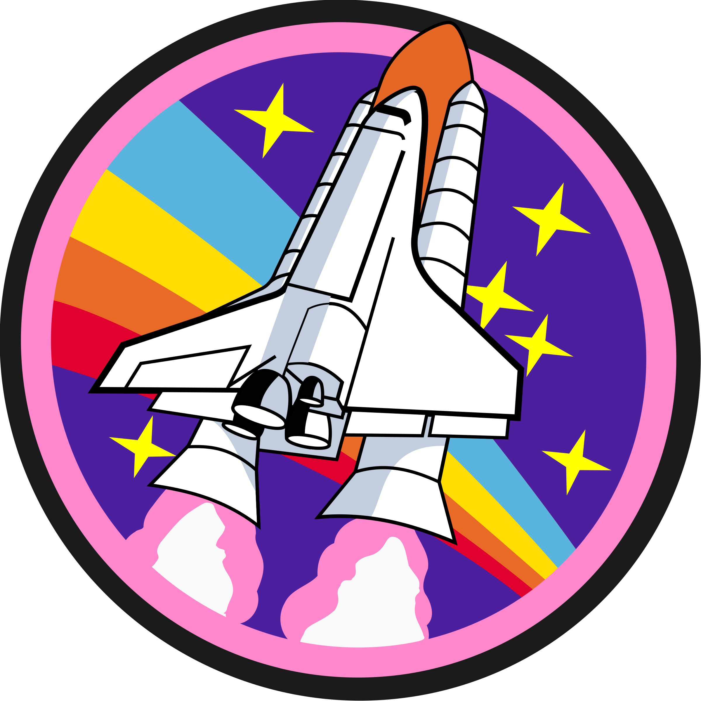 Rocket Badge - Rocket Badge (2400x2400)