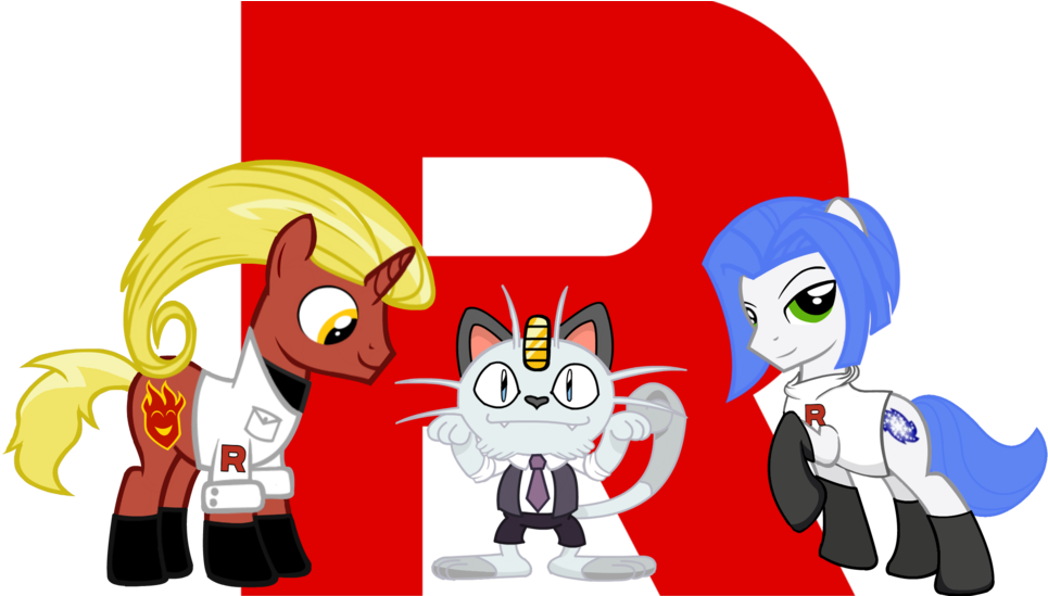 Go Team Rocket By Keychi-fim - Mlp Team Rocket (1024x548)