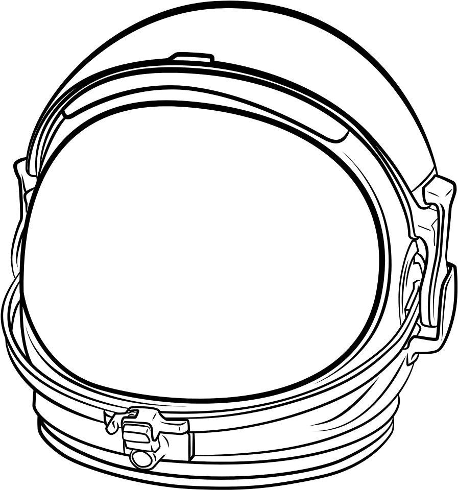 Clip Art Details - Space Helmet Clip Art (935x1000)