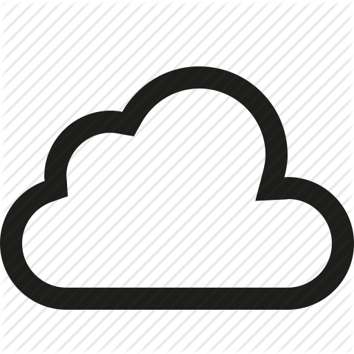 Clipart Info - Cloud Icon Vector Png (512x512)