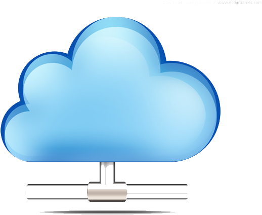 Cloud Computing Clipart Icon - Backup Everything (610x458)
