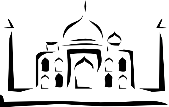 Religion - Clipart - Religion Black And White (569x362)