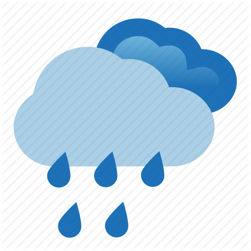 Png Rain Cloud Transparent Rain Cloud - Cloud With Rain Icon (512x512)