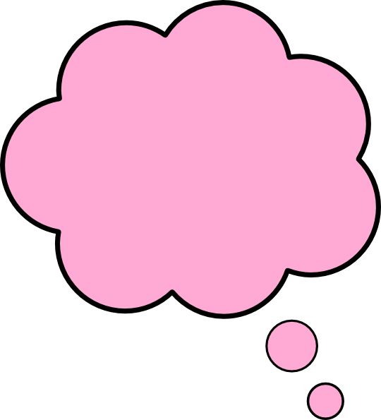 Speech Bubble Light Pink (540x595)