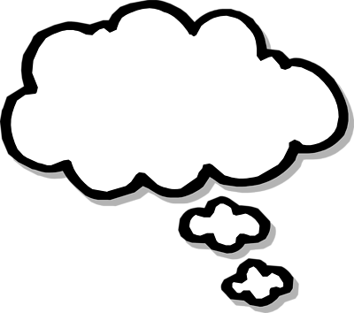 Word Bubble Printable Thought Bubbles Clipart Image - Do Do You Love Me? (400x354)