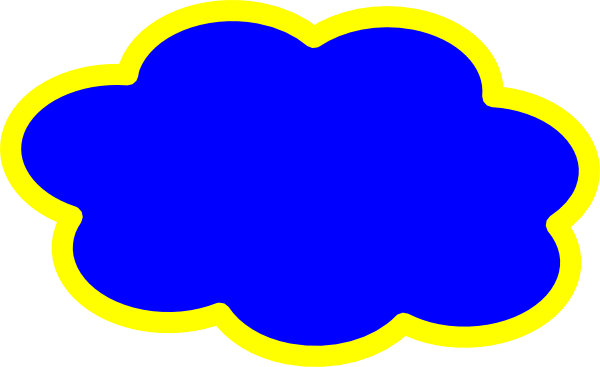 Cloud Clip Art At Clker - Cloud Clip Art At Clker (600x367)