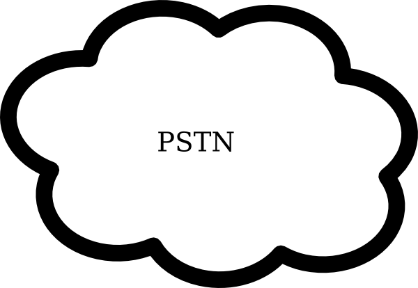 Pstn Cloud Clip Art At Clker - Pstn Png Transparent (600x414)