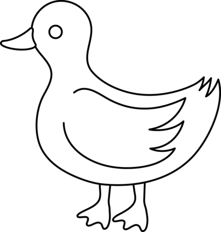 Permalink To Duck Clipart Black And White Cloud Clipart - Black And White Ducksclipart (728x764)