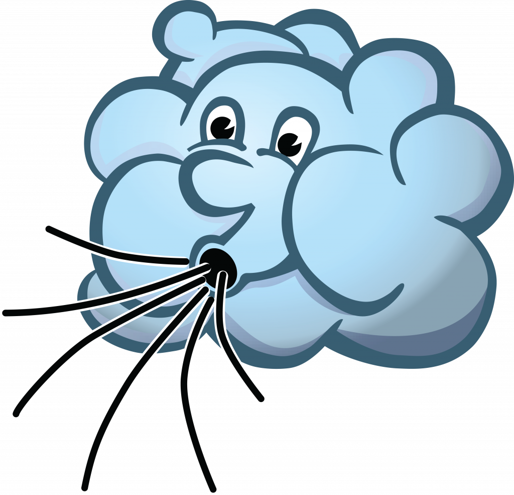 Download Fetching Cloud Blowing Wind Clip Art - Download Fetching Cloud Blowing Wind Clip Art (1024x985)