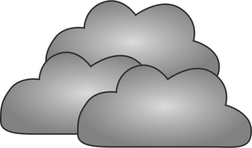 Internet Clouds Vector Image - Mraky Kreslené (500x293)