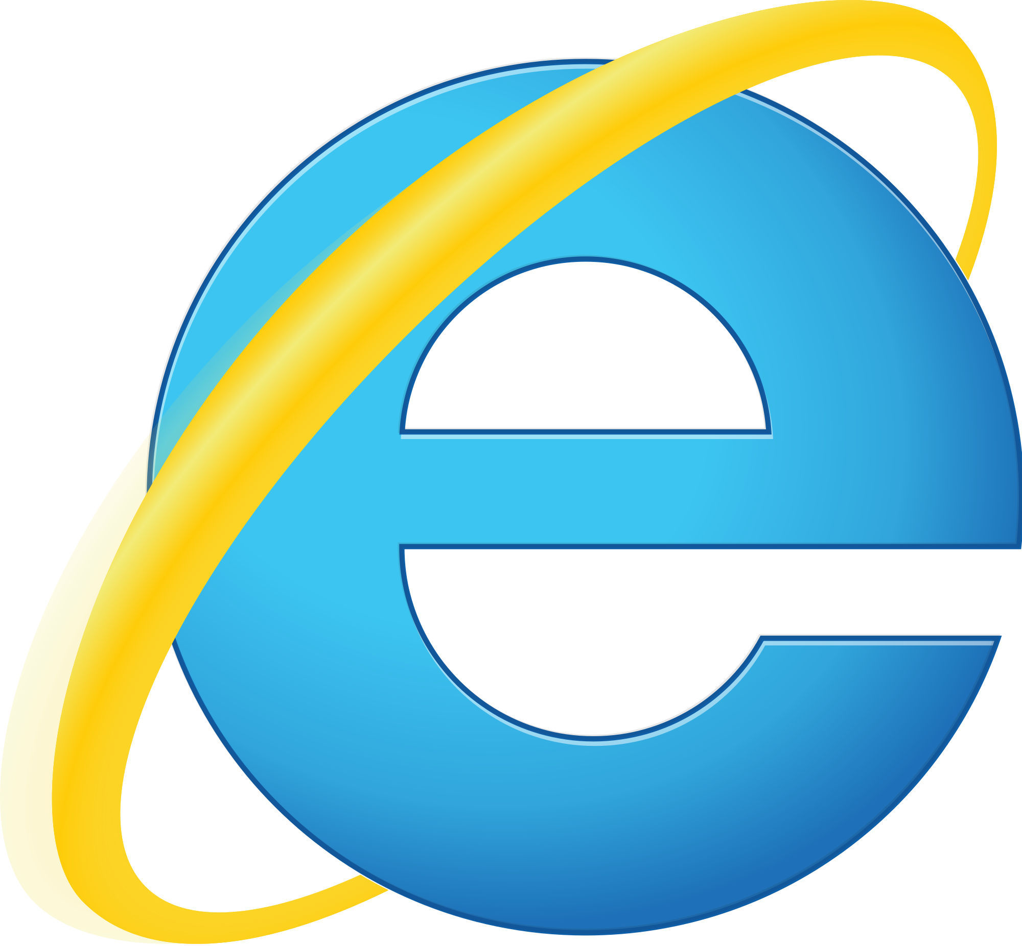 Clipart - Internet Explorer 12 Logo (2000x1853)