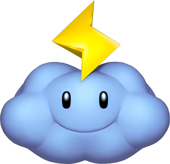 Thunder Cloud - Mario Kart Wii Items (681x657)