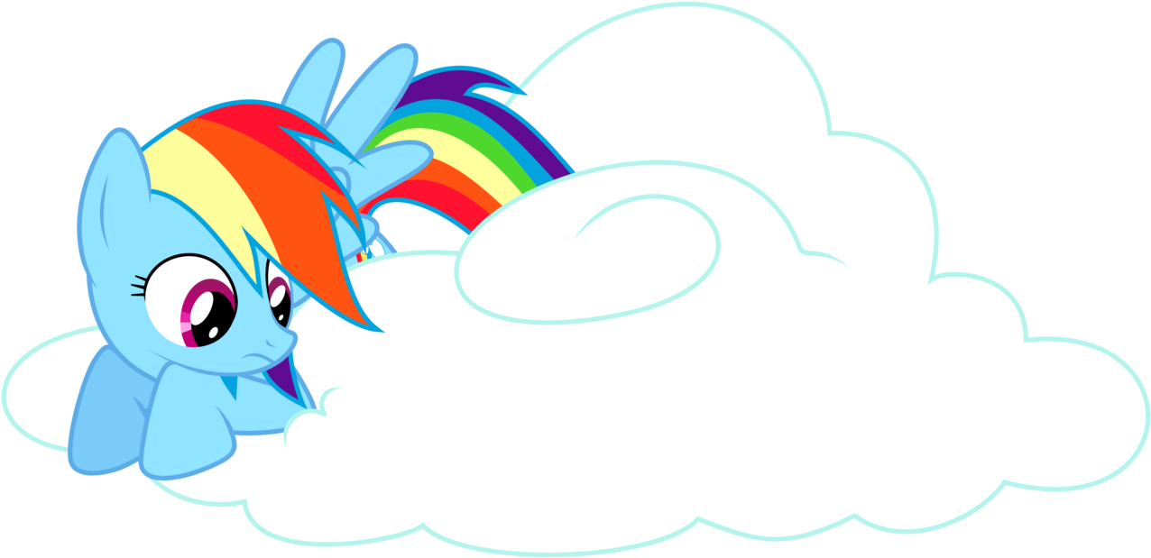 Drawn Rainbow Cloud Png - Illustration (1280x627)