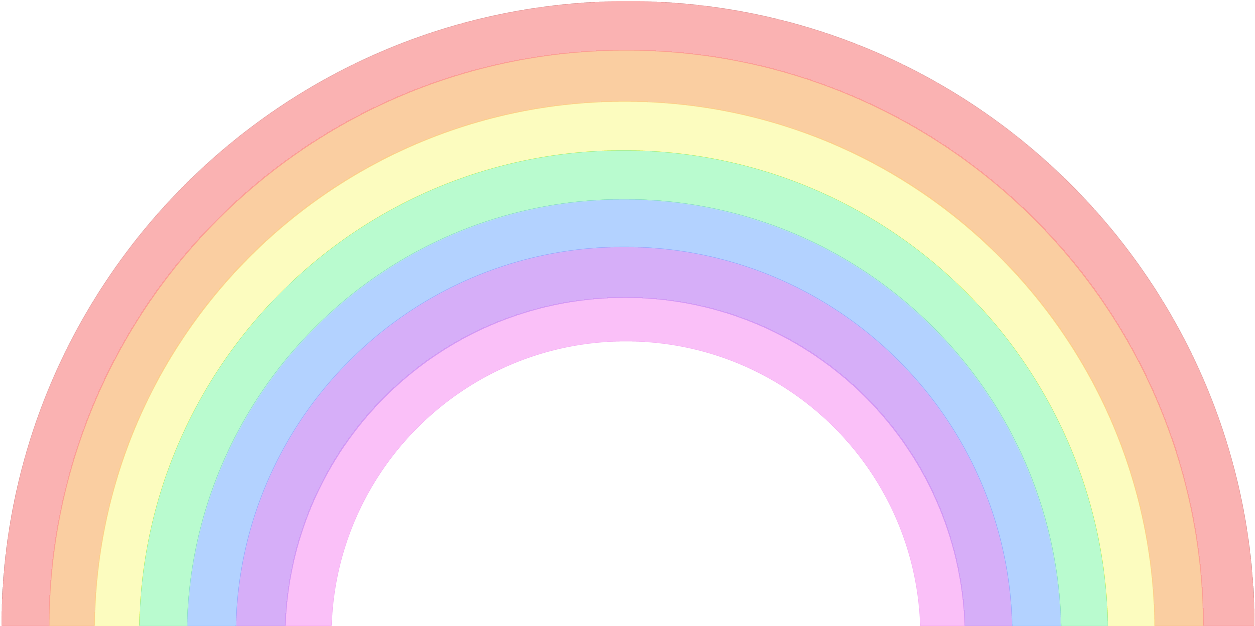 Rainbow Clip Art - Rainbow Clipart Pastel (1280x657)