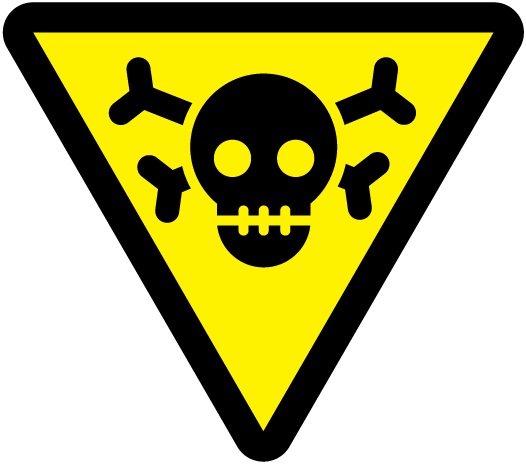 Toxic Clipart Transparent Background - Toxic Waste Transparent Background (526x464)