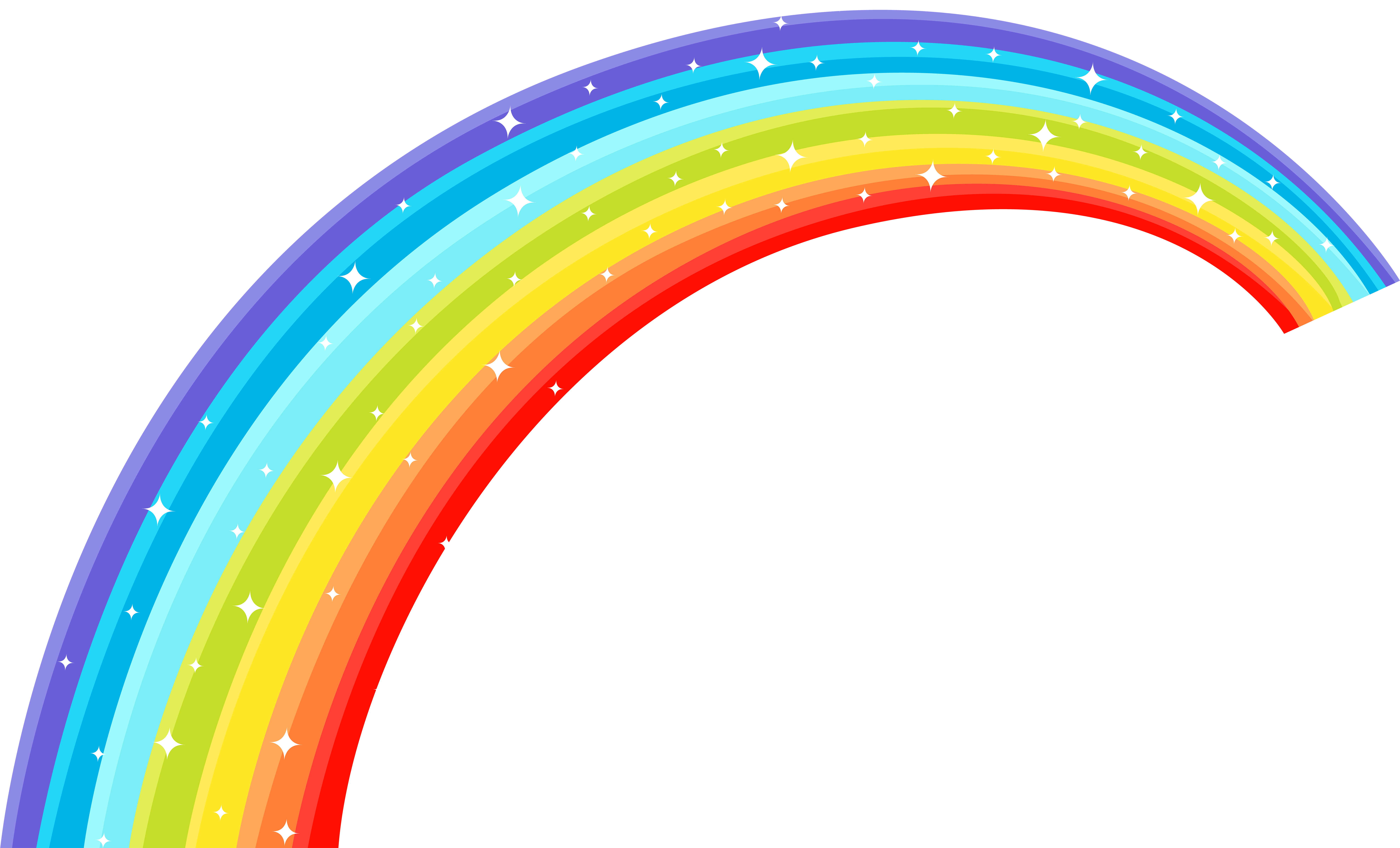 Rainbow Transparent Png Clip Art - Rainbow Transparent (8000x4794)