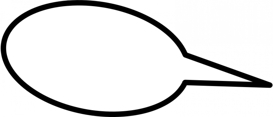 Speech Comic Bubble Vector Image - Comic Cloud Png (1162x500)