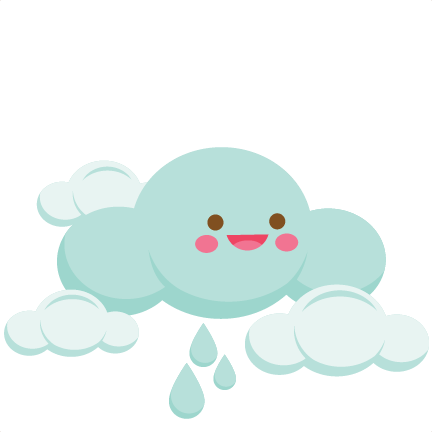 Happy Cloud Svg Scrapbook Cut File Cute Clipart Files - Cartoon (432x432)