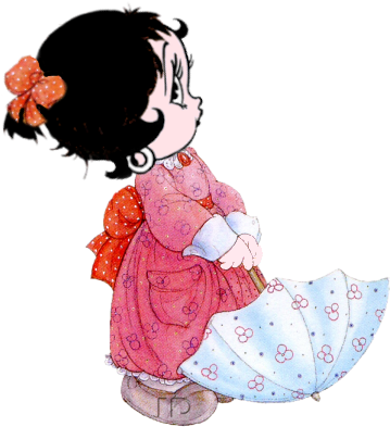 Precious Moments- *showers Of Blessings Coming My Way - Imagenes Infantiles Preciosos Momentos (396x424)