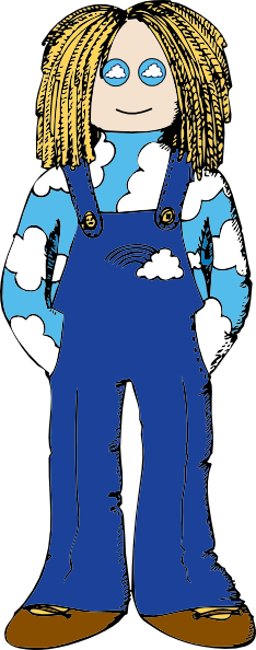 Clouds In Your Eyes Svg Clip Arts 234 X 594 Px - Imagenes De Caricaturas De Mujer Rubis (260x660)