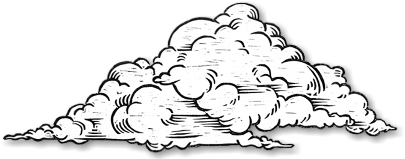 Cloud Drawing At Getdrawings - Cloud Drawing Png (1290x508)