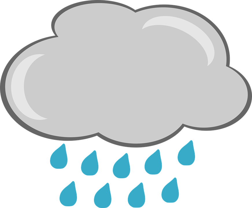Rain Cloud Weather Graphics Figure Cloud C - Clipart Regenwolke (871x720)