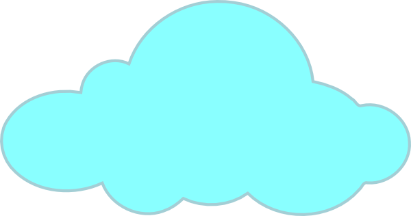 Cloud Svg Downloads - Gambar Awan Biru Kartun (600x316)