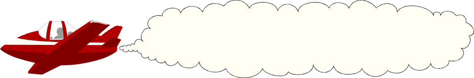 Smoke Cloud Clip Art - Smoke From Airplane Clipart (958x158)