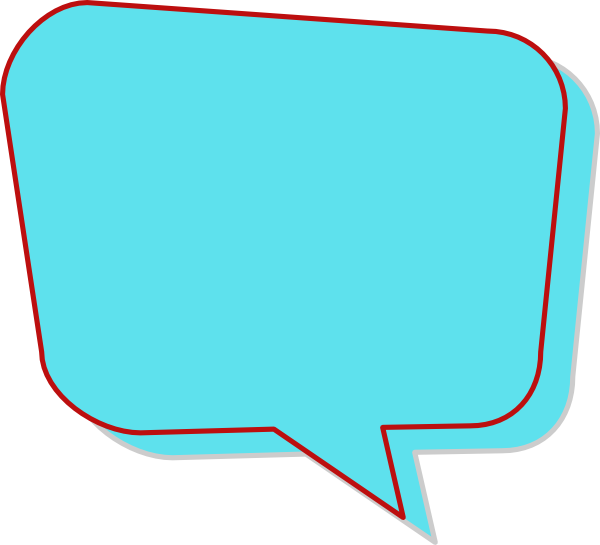 Colorful Speech Bubble Clipart (600x545)