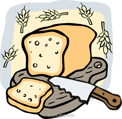 Loaf Of Bread Royalty Free Vector Clip Art Illustration - Industrial Revolution Food And Nutrition (480x470)