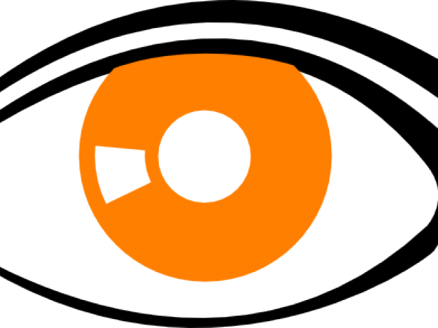 Orange Clipart Eyes - Circle (640x480)