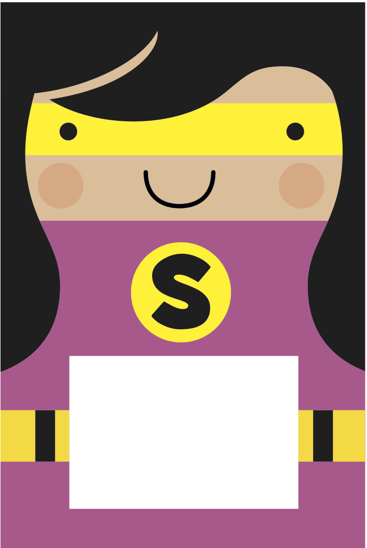 Pink Super Girl Superhero Reward Scratch Card - Number Cards 0-20 (1074x1074)