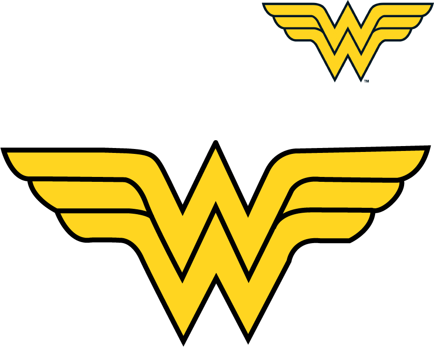 Download Logo Wonder Woman Png Clipart Wonder Woman - Vintage Wonder Woman Logo (885x708)