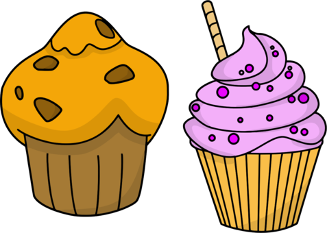 Cupcake Video American Muffins Food - Cupcake Animation Png (477x340)