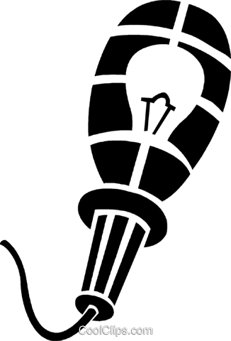 Trouble Lamp Royalty Free Vector Clip Art Illustration - Illustration (326x480)